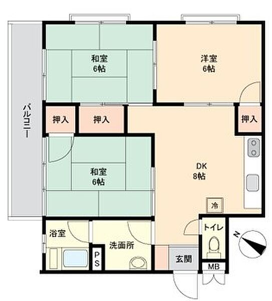 間取りを拡大表示