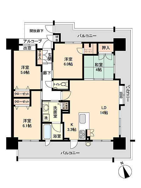 間取り：334000275669