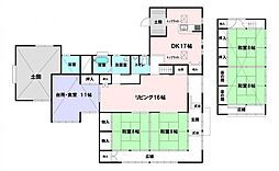 木戸　中古戸建 4LDKの間取り