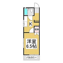 間取図画像 1K