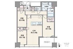 間取図画像 3LDK