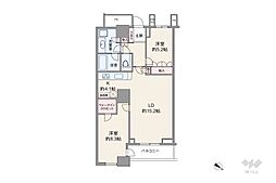 ザ・東京タワーズ　シータワー 2LDKの間取り