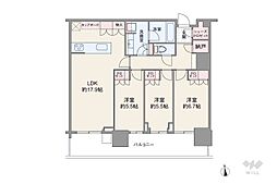 間取図画像 3LDK