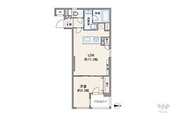 間取図画像 1LDK