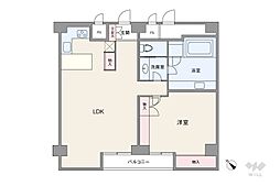 ノア渋谷パート2 1LDKの間取図画像