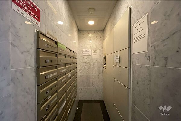 集合ポストとオートロック