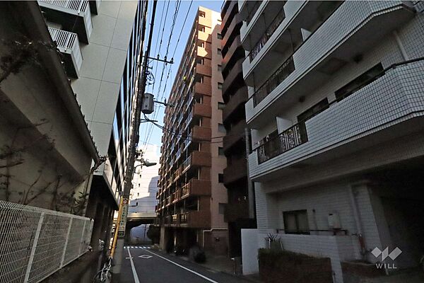 セザール五反田の外観（西側から）