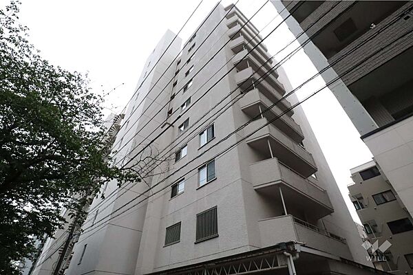 上目黒パークマンションの外観(北西側から)