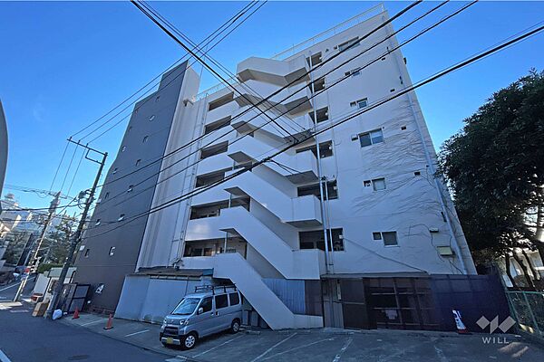 原宿第2コーポの外観(北西側から）