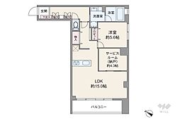代々木いずみマンション 1SLDKの間取図画像