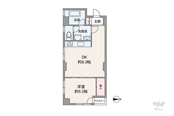 間取りを拡大表示