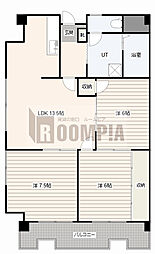ルミエール1 3LDKの間取図画像
