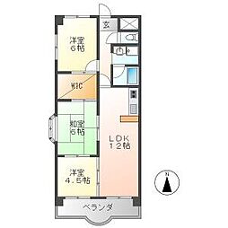 ソレイユ笠松 2階