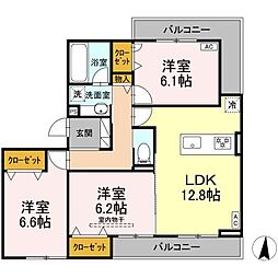 セレスティア本荘中ノ町　B 3階