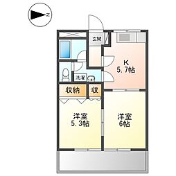 メゾンユニベール 2階
