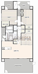 モアグレース岐阜南ゲートマークス 3LDKの間取図画像