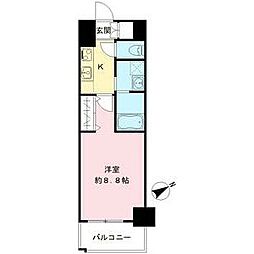 RITZ-KANO 1Kの間取図画像