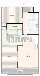エステイタスKN-6 3LDKの間取図画像