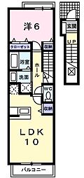 マーヴェラス ヴィラ A棟 2階/202