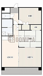ラ・ミノール 3LDKの間取図画像