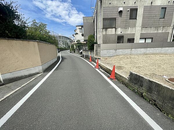 リエゾンタウン道後石手　１号地（１号地・北）前面道路の状況