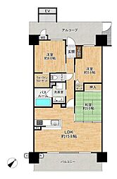 間取図画像 3LDK