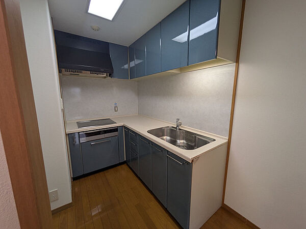 収納豊富な独立型キッチンで、料理に集中できる使いやすい空間です。