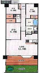 ライオンズマンション此花 3LDKの間取図画像