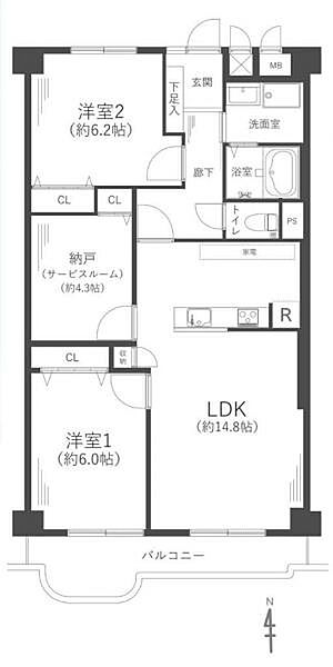 間取り：328000636153
