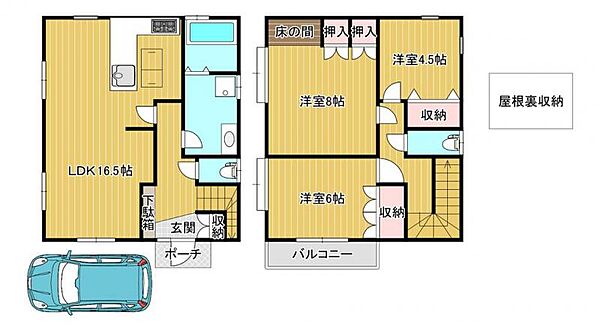 間取り：328000673679