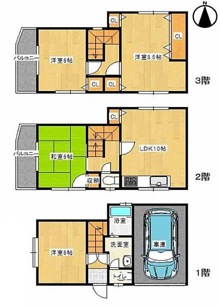 間取りを拡大表示