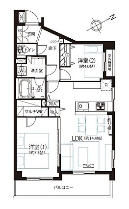 【間取り図】