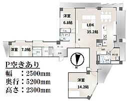 グリーンクロス西中延 3LDKの間取図画像