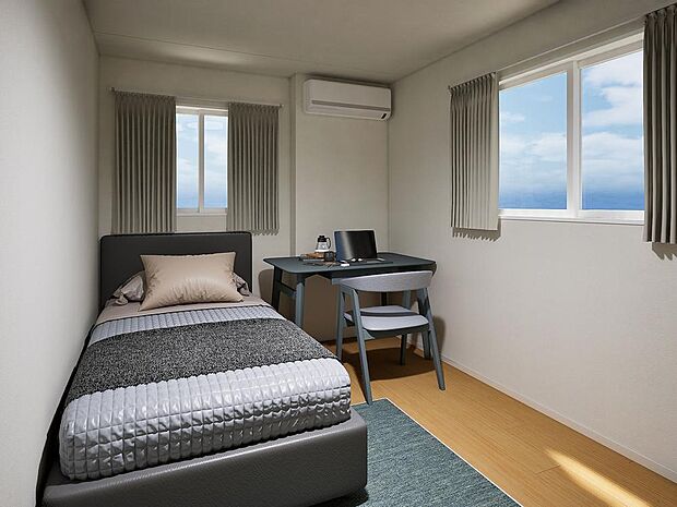 【完成予想パース】 洋室 約6.3帖