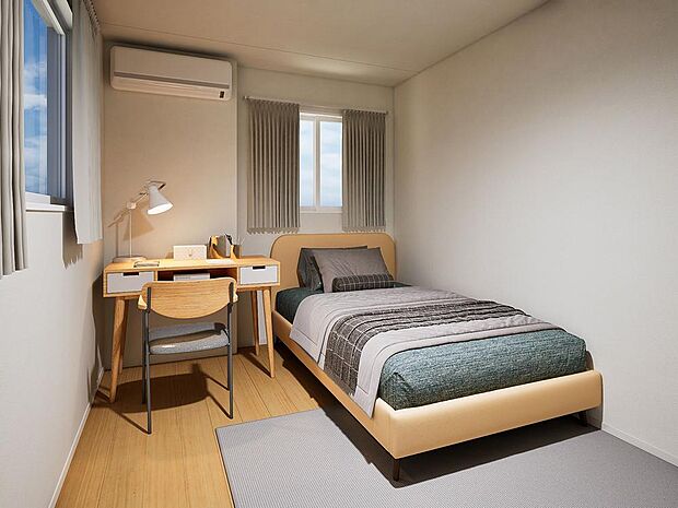 【完成予想パース】 洋室 約6.3帖