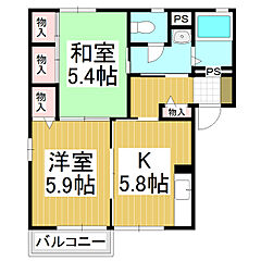 物件の間取り
