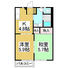 物件の間取り