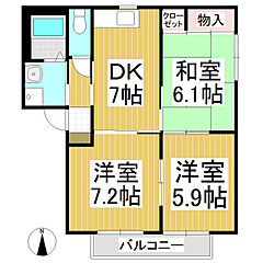 物件の間取り