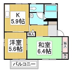 物件の間取り