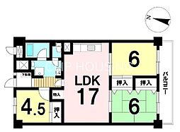 間取図画像 3LDK