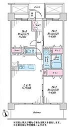 ディナ・スカーラ南橋本 3LDKの間取図画像
