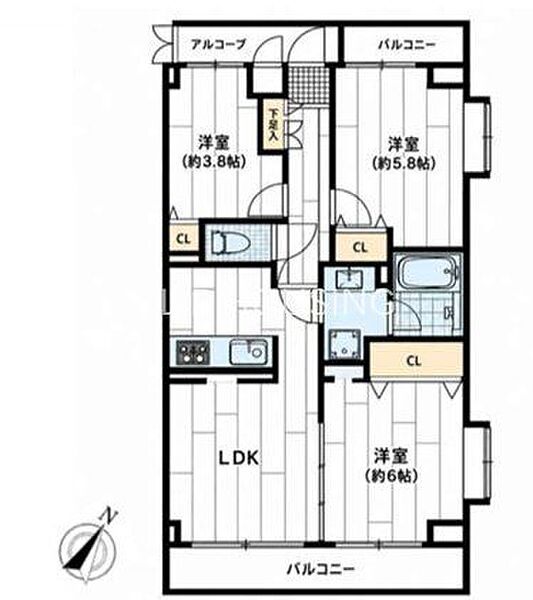 間取りを拡大表示