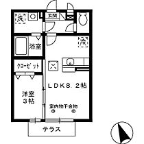 セジュール・ペルル 102 ｜ 福岡県久留米市南薫西町1972-2（賃貸アパート1LDK・1階・29.25㎡） その2