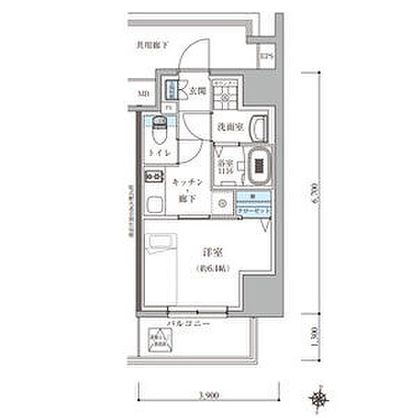 同じ建物の物件間取り写真 - ID:223030891551