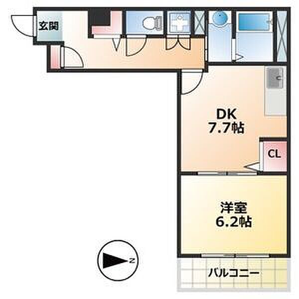 同じ建物の物件間取り写真 - ID:223031838817