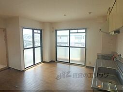 近鉄京都線 寺田駅 徒歩5分の賃貸マンション 3階2LDKのリビング/ダイニング