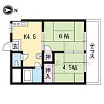京都市西京区樫原井戸 2階建 築45年のイメージ