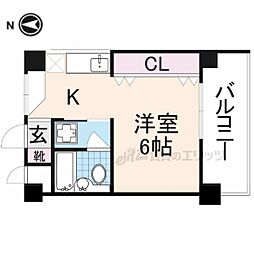 ファーストコート向島 2階1Kの間取り