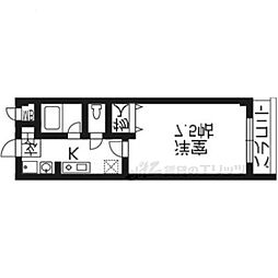 M'プラザ大住参番館 1Kの間取図画像