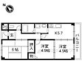 マンション晃苑4階7.4万円